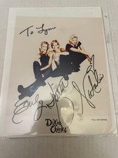 Dixie Chicks Signed by all 3 Autographed Photograph with Photograph at Signing