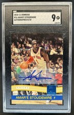 2010-11 Panini Donruss Amare Stoudemire Signatures Auto Autograph #/10 SGC 9
