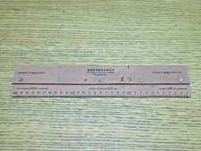 vintage ancien REGLE en CARTON SUISSE Friedrich SOENNECKEN schweizerfabrik RULES