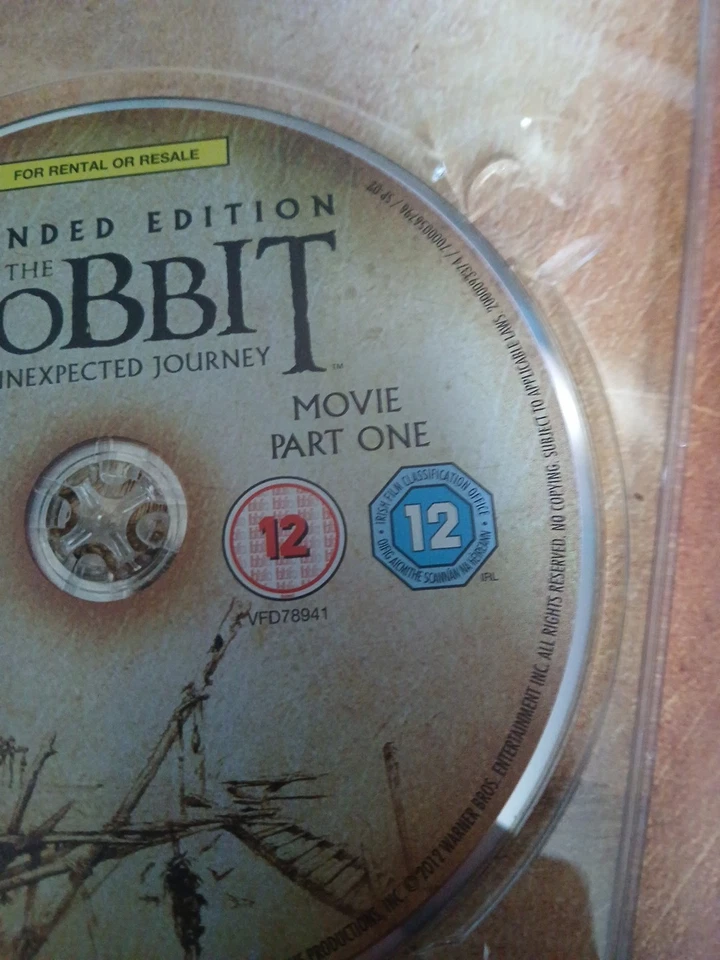The Hobbit Trilogy Extended Edition DVD Bundle Region 2 Irish - Image 3 of 4