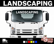 Fit Isuzu Gmc Chevrolet Landscaping Trailer Truck Tools Windshield Decal Sticker