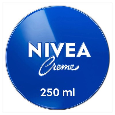 NIVEA Creme Dose 250ml - bleibt weich und geschmeidig, Original Feuchtigkeitscreme