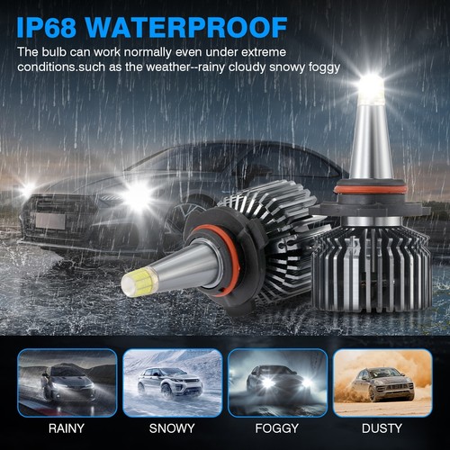 Faro LED 8 lados 9005+9006 para Chevy Tahoe Silverado C10 C/K 1500 1994-1998 - Imagen 6 de 12