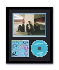 Foster The People Autograph Signed 11x14 Custom Framed CD Photo Supermodel ACOA