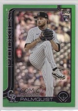 2025 Topps Update Green Rainbow Foil 95/99 Carson Palmquist #US321 4d5