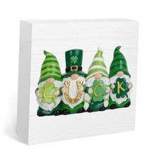 St Patricks Day Decor Leprechaun Gnomes Decorations Irish Blessing Luck