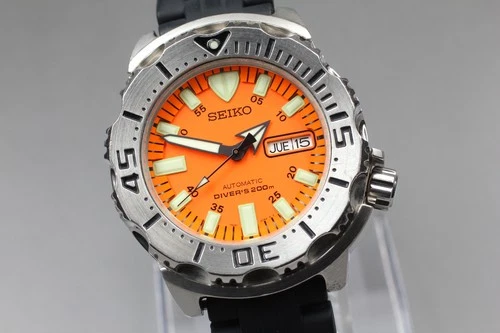 Vintage [N MINT] SEIKO Orange Monster 7S26-0350 SKX781 Diver Automatic Men Watch