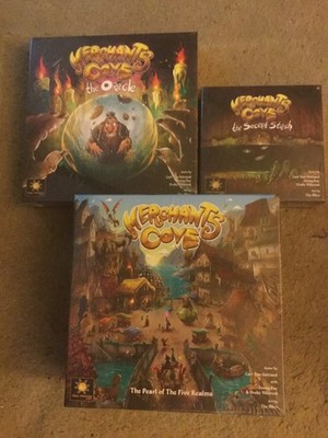 Merchants Cove plus Oracle and Secret Stash expansions NEW and SEALED