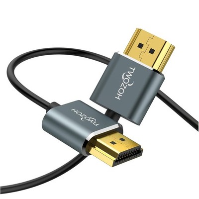 HDMI Kabel 3m, Ultra Dünn Flexible 4K HDMI 2.0, 3D, vergoldet, kompatibel