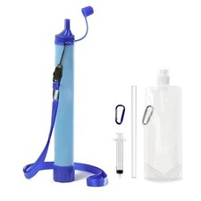 Outdoor Water Filter Straw Portable Survival Water Purifier for Hiking Camping