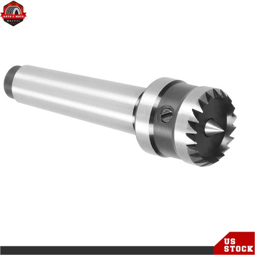 1Inch Crown Multi Spur Wood Turning Lathe Drive Center with MT2 Arbor New - Afbeelding 3 van 10