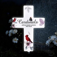 Luz Cruz Solar, Decoraciones Tumba Cardenal para Cementerio Jardín Memorial St...