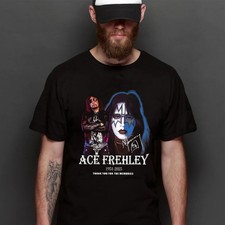 Ace Frehley 1951 - 2025 T-Shirt, Vintage Ace Frehley Signature For Fans