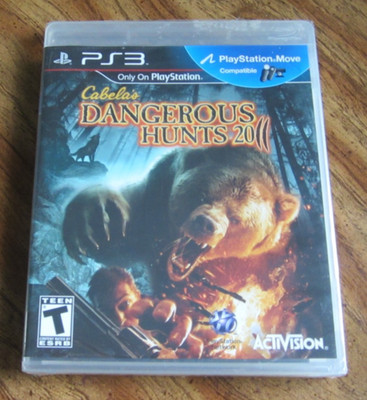 Cabela's Dangerous Hunts 2011 Sony PlayStation 3 PS3 Video Game NEW SEALED NIB