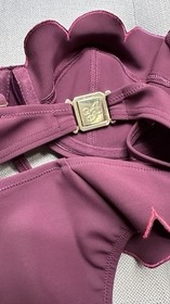 Agent Provocateur Lorna scalloped bikini in Plum RRSP &pound;220