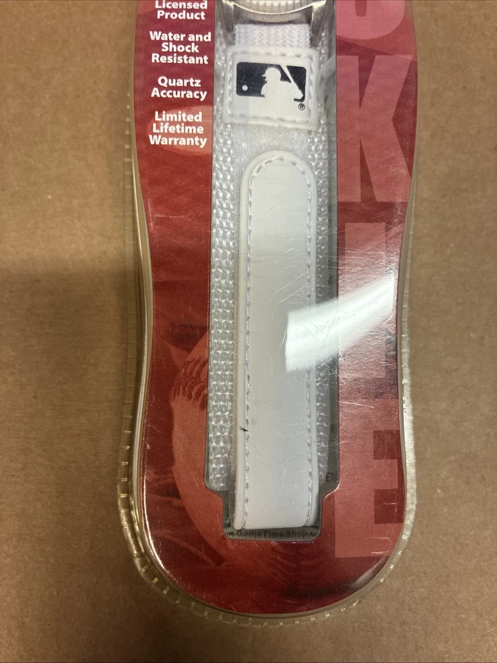 NEW - MLB Minnesota Twins Unisex White Watch Game Time Adjustable Straps - Image 3 of 4