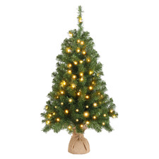 150 Branches PVC Material Top Stars Linen Base 100 Lights Warm Color 8 Mode