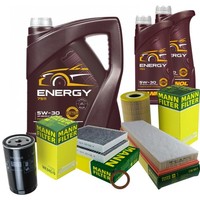 Mann Inspektionspaket 7L Mannol Energy 5W-30 FüR BMW E39 525Tds 525Td