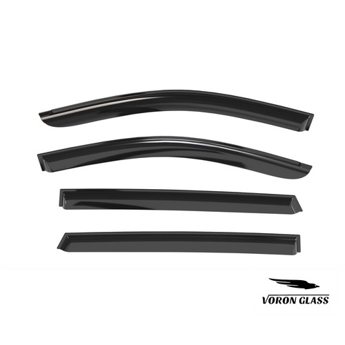Side Window Deflectors Rain Guards for 2013-2020 Nissan Pathfinder SHATTERPROOF - Picture 9 of 9