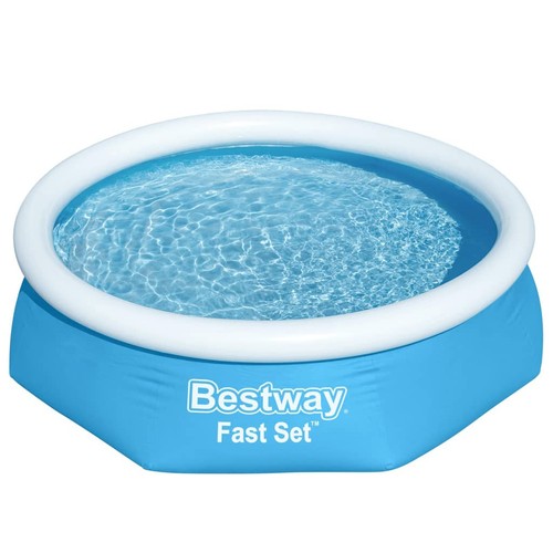 Bestway Fast Set Aufblasbarer Swimmingpool Rund 244x66 cm - Bild 4 von 5