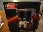 Panini Coffee Maker Six Cups New  Checked NIB
