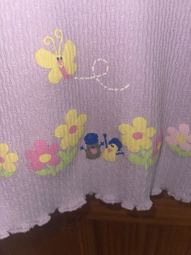 Size 5 Year 2000 Viacom Blue’s clues Purple Vintage Y2K Dress - Picture 3 of 7