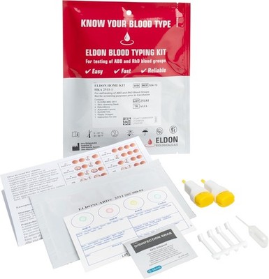 INC Blood Type  Kit Find Out Your Blood Group Quickly