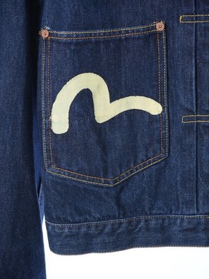 Evisu Type 2 denim jacket Made in Italy L | eBay
