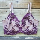 36D Wacoal 65191 Embrace Lace Cup Underwire Black Embroidered Bra