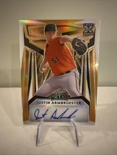 2023 Leaf Metal Autographs Justin Armbruester #BA-JA1 1/1 Only One In The World