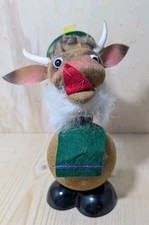 alte Tierfigur Kuh mit Wackelkopf Sammler