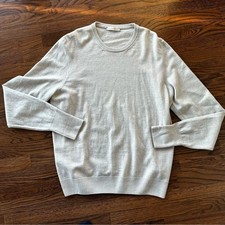 Uncommon Man Men  s XL Wool Cashmere Crewneck Sweater Gray