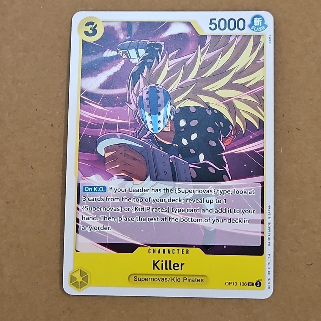 One Piece Killer (OP10-106/75) OP10 Royal Blood Release Event Cards NM TCG CCG