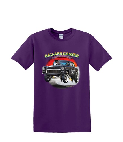 S to 2XL 3XL - BAD ASS gasser hot rod - drag funny car adult - Picture 2 of 72