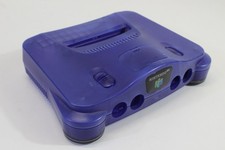 Nintendo 64 N64 OEM Toys R Us Clear Midnight Blue Console Used Replacement Shell