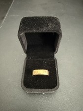 18ct. Gold TRADITIONAL, LARGE WEDDING BAND Size U Hallmarked:-London 1967