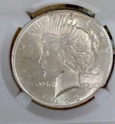 1922 Peace Silver Dollar White Blast BU COIN 11