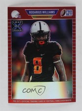 2021 Leaf Pro Set Metal 1989 Auto 1/1 Rodarius Williams #PA-RW2 4z8