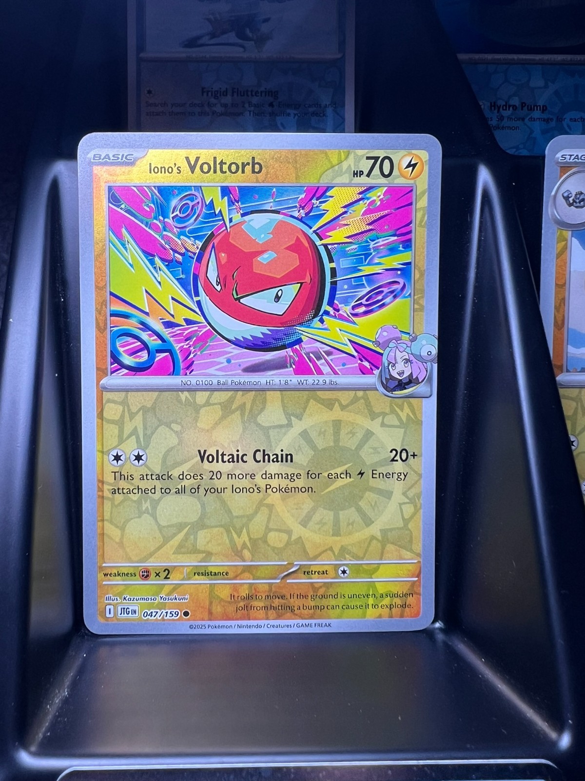 Iono's Voltorb 047/159 Sv09: Journey Together Reverse Holo