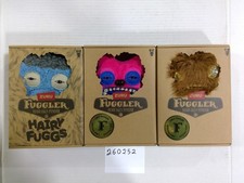 ZURU Fuggler Hairy Fuggs Gold Fuggler Ugly Plush Stuffed Toy Small Monster Lot 3