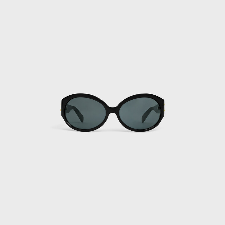 NEW CELINE CL40271 RUNWAY TRIOMPHE 11 OVAL ROUND SUNGLASSES