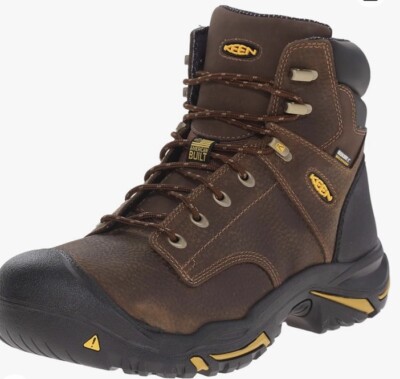 NEW KEEN UTILITY Men's Size 7.5 WIDE Mt Vernon 6” WP SOFT Toe Work Boots  1014600 | eBay