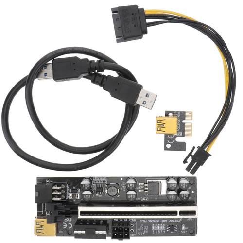 Kabeladapterplatine Für Grafikkartenverlängerung PCI-E 1x Bis 16x Extender - Bild 6 von 12