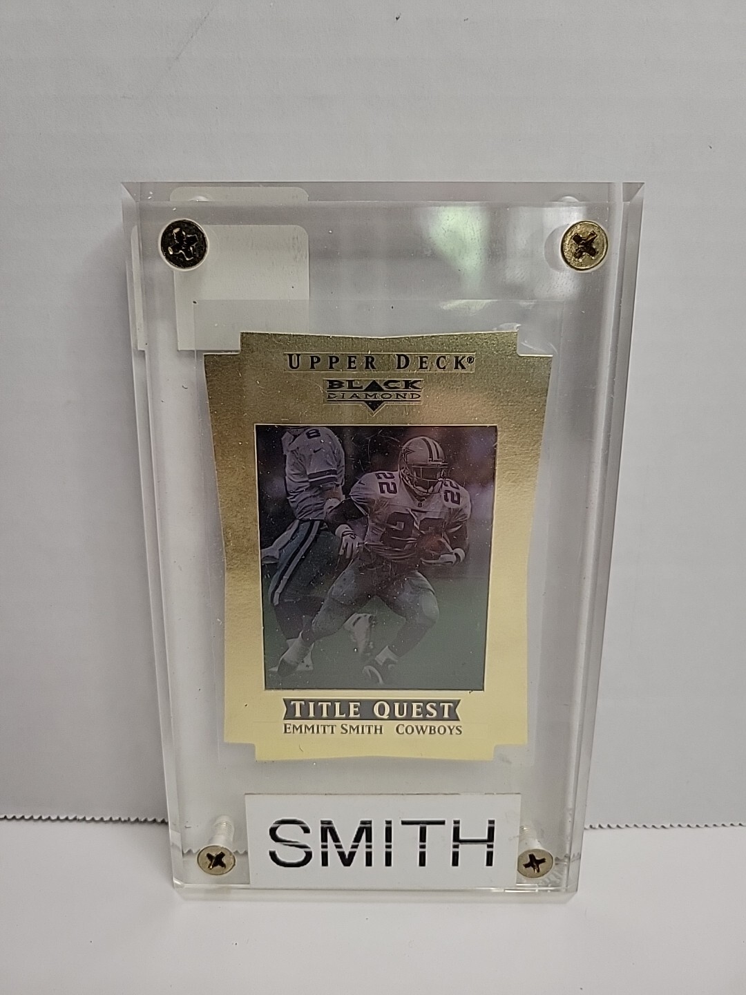 1997 Upper Deck Black Diamond  Emmitt Smith Triple Quest #96/100 Cowboys Mint