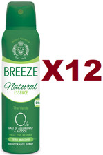 12PCS NATURAL BREEZE DEODORANT SPRAY 150ML