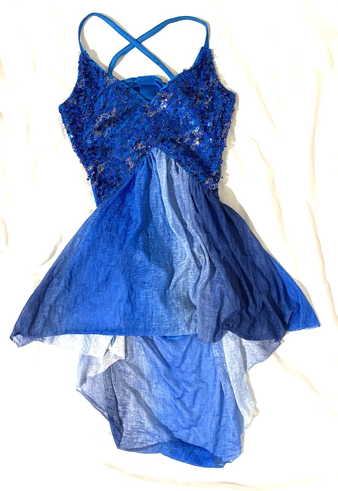 Dance Gymnastics Womens Glamour Costume Sequins Balle… Gem