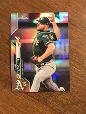 Liam Hendriks 2020 Topps Chrome Refractor #2 Oakland Athletics A's
