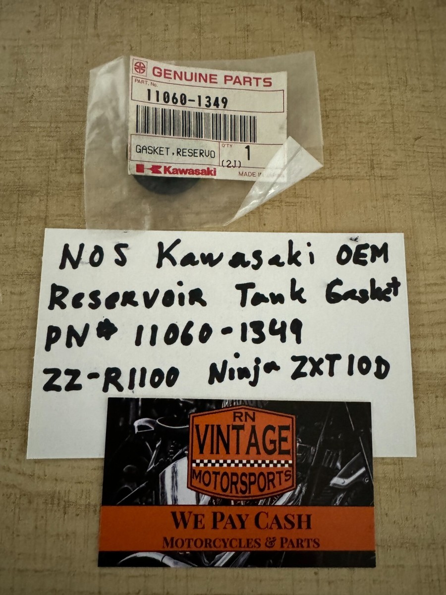 NOS Kawasaki OEM Reservoir Tank Gasket Part # 11060-1349 ZZ-R1100