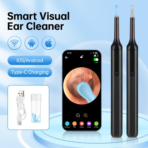 Ear Wax Removal Visual Endoscope Otoscope HD Camera Wireless Ear Cleaner Tool
