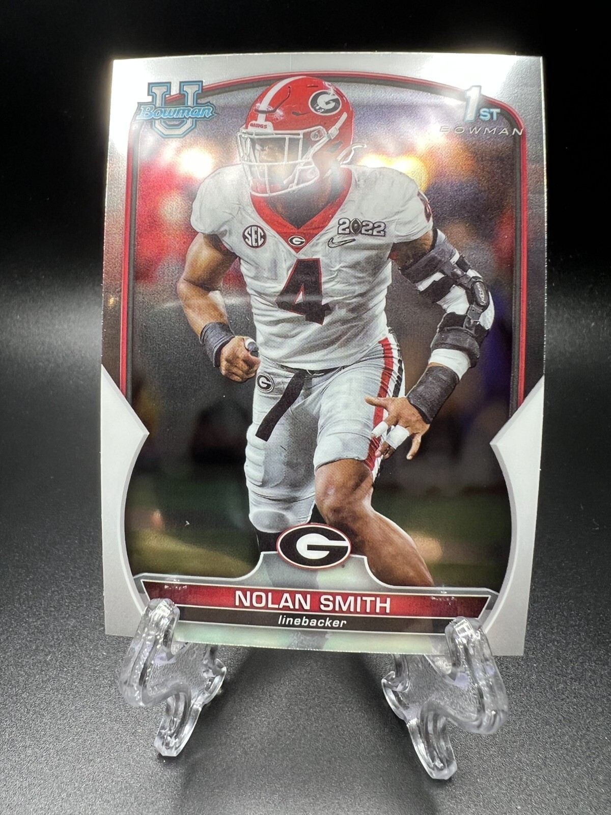 2022 Bowman U University Chrome - Nolan Smith #33 (RC) Georgia